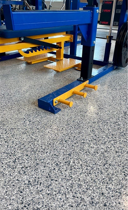 Professional concrete grinding equipment used by Sullivan's Concrete Coatings for floor coating prep